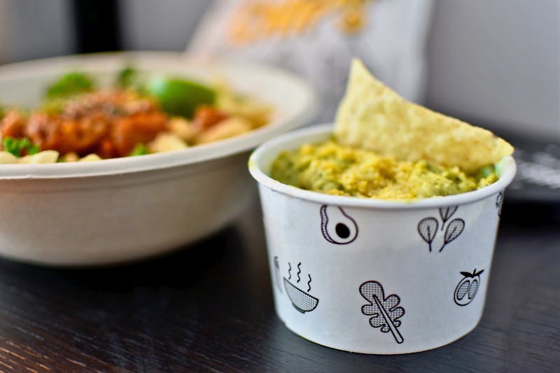 Fresh House-Made Guacamole with tortilla chips