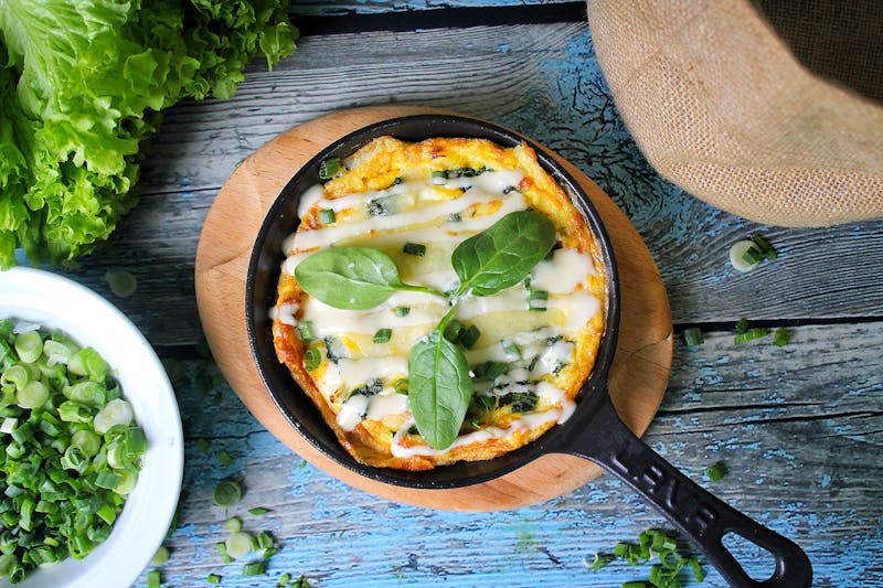 Loaded Queso Fundido cheese dip with chorizo